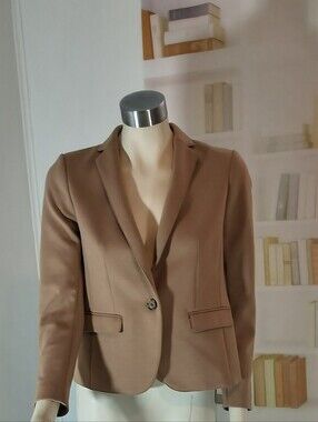 Ann Taylor Women's Tailored Blazer in Camel Brown